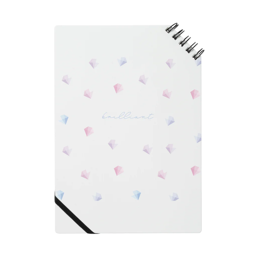 tomeiの透明_宝石柄 Notebook