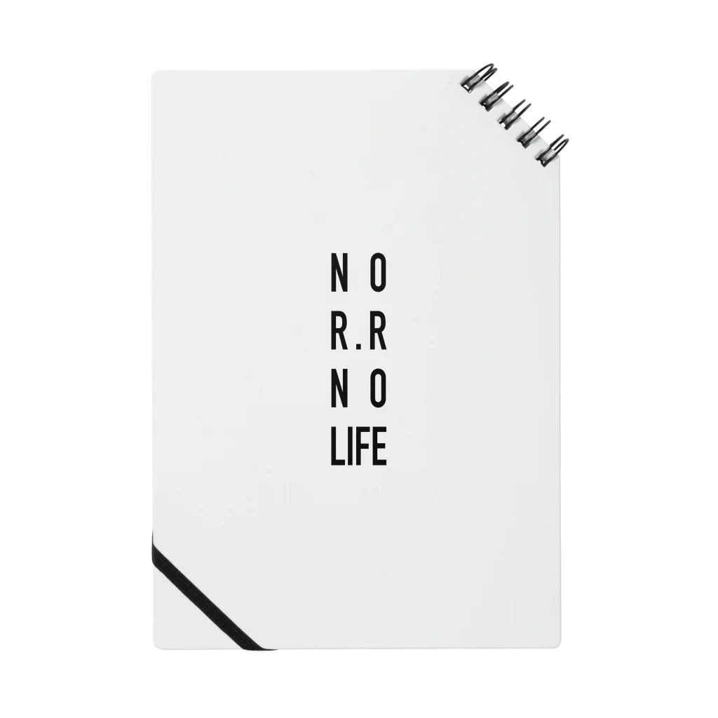 DEAD END DESIGNのNo Rock'n'Roll No Life Notebook