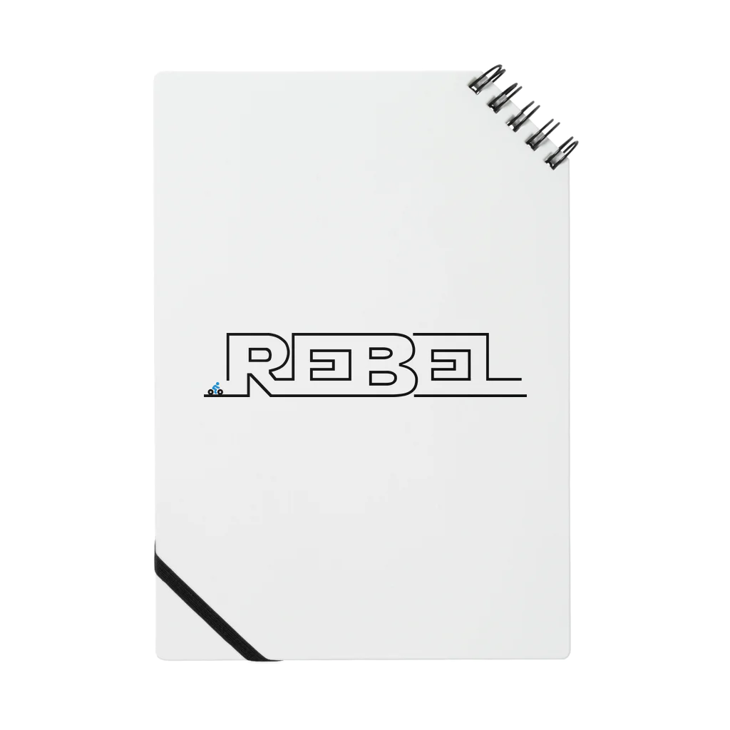 GALACTIC REBELのREBEL LINE BLACK Notebook