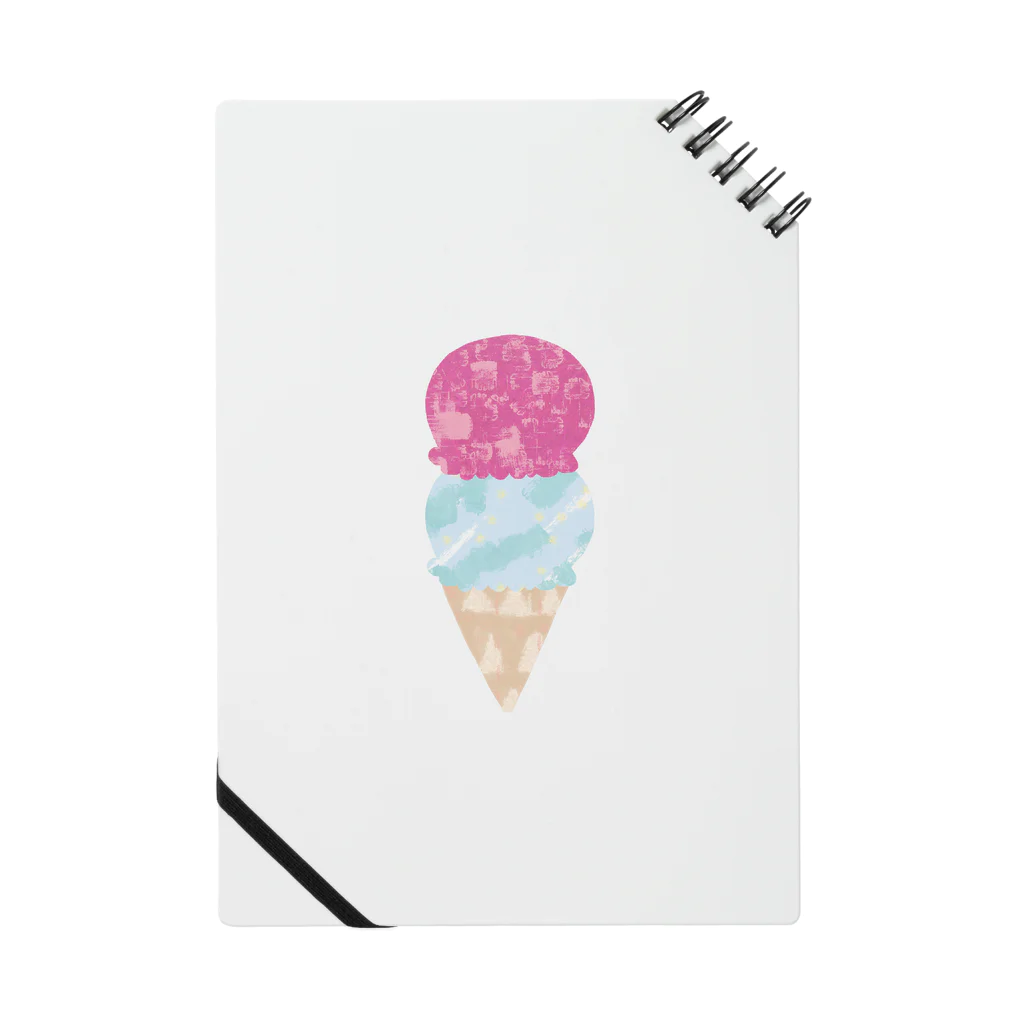 Happy circle online shopのHappy circle icecream Notebook