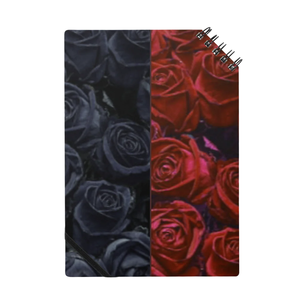 F-rush(フラッシュ)のローズ2colorレッド Notebook