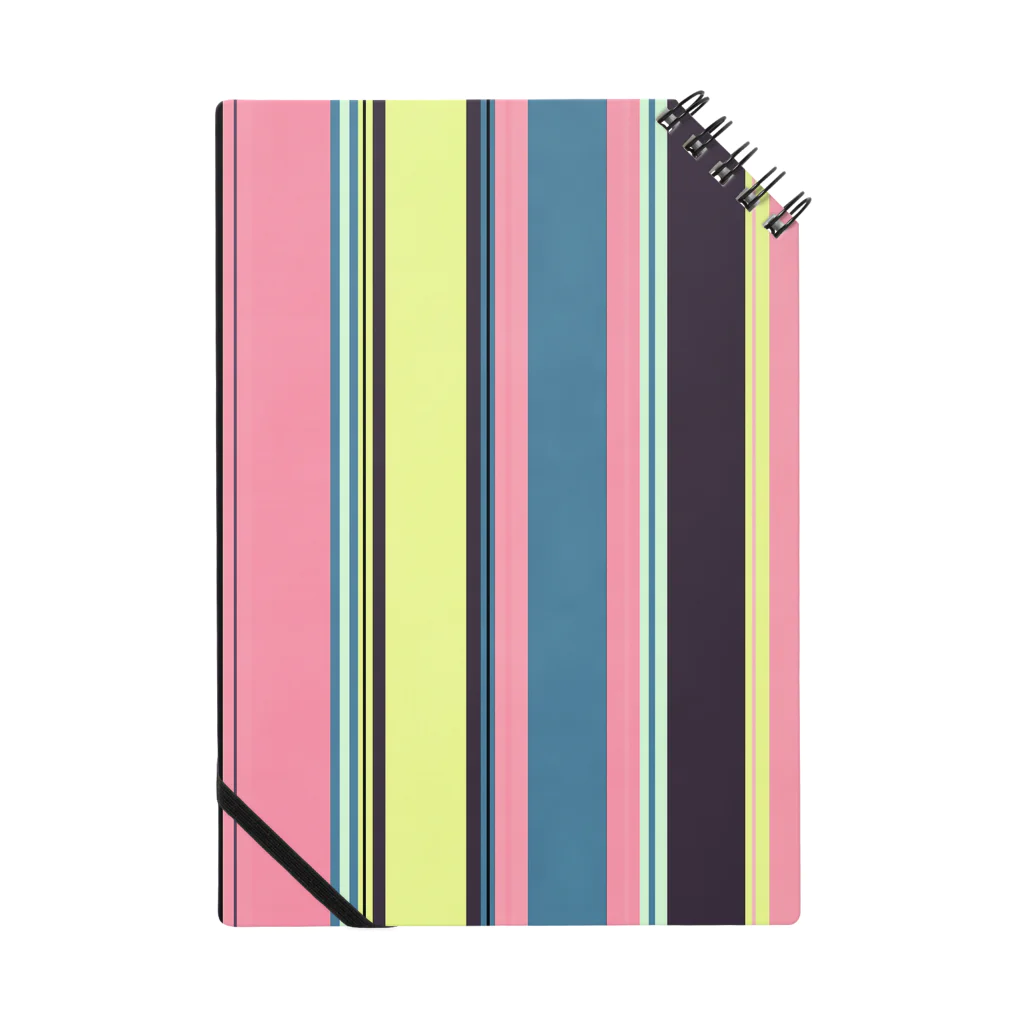 anesse気まぐれshopのcolorful stripe Notebook