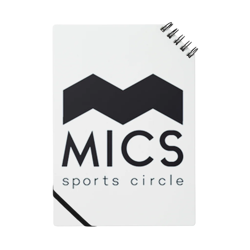 MICS 愛知メモリアルスポーツサークルのMICS公式グッズ Notebook