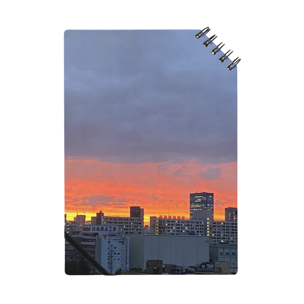 うさぎ少年アンソニーの茜色の夕焼け Notebook