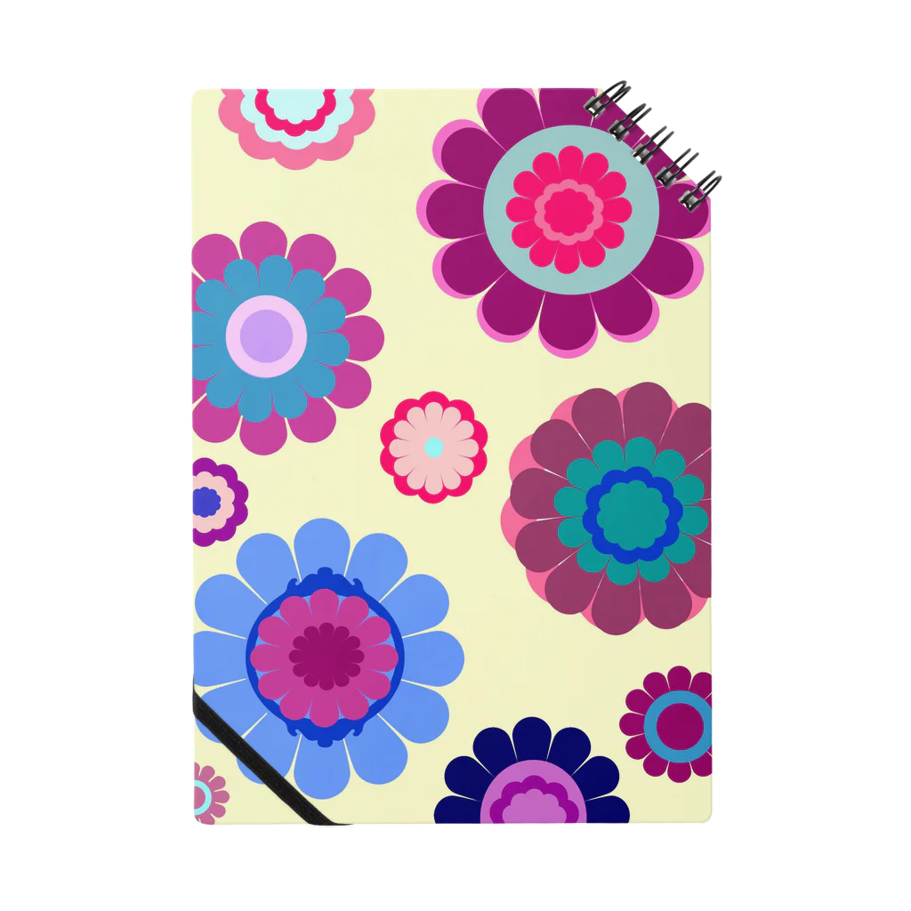 anesse気まぐれshopのretro flower Notebook