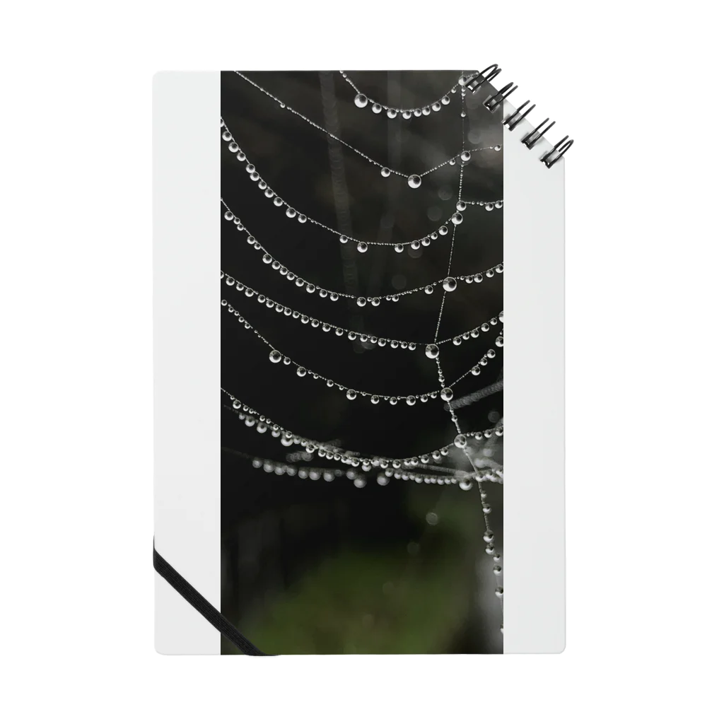 Simprick26のspiderweb drop Notebook