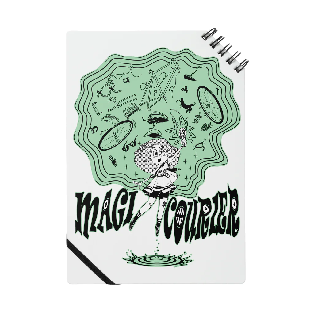 nidan-illustrationの“MAGI COURIER” green #1 ノート