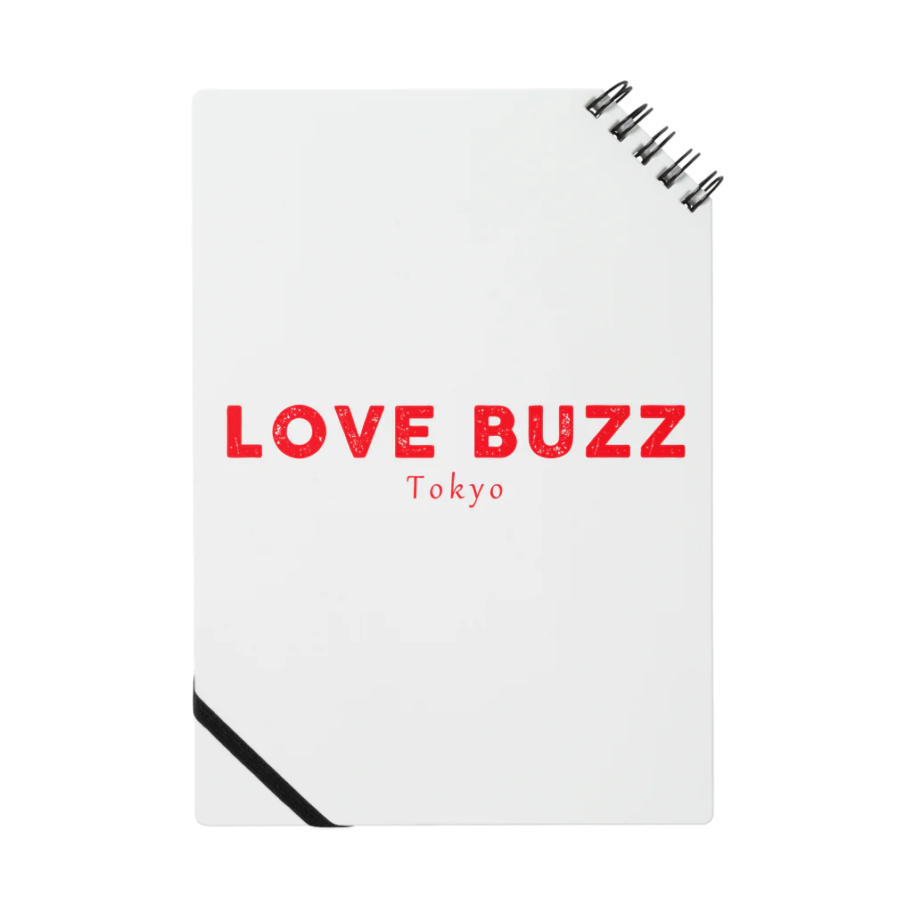 LOVEBUZZのLOVEBUZZ logo RED Notebook