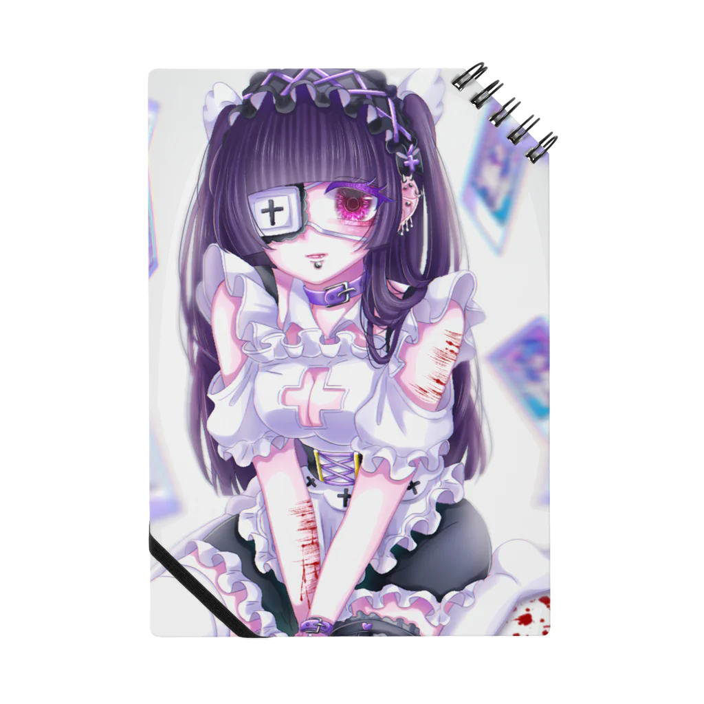 来世の林檎しゃん のSuicide Maid 紫色💜 Notebook