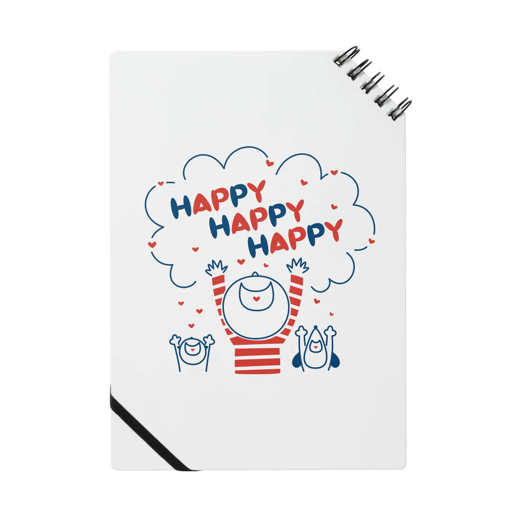 8anna storeのHAPPY HAPPY HAPPY！上を向いて笑おう！ Notebook