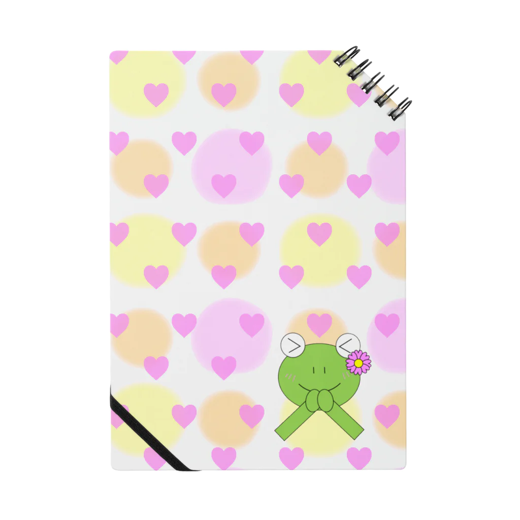 🐸かえるさんと仲間たち🐸のうふふのかえるさん  Notebook