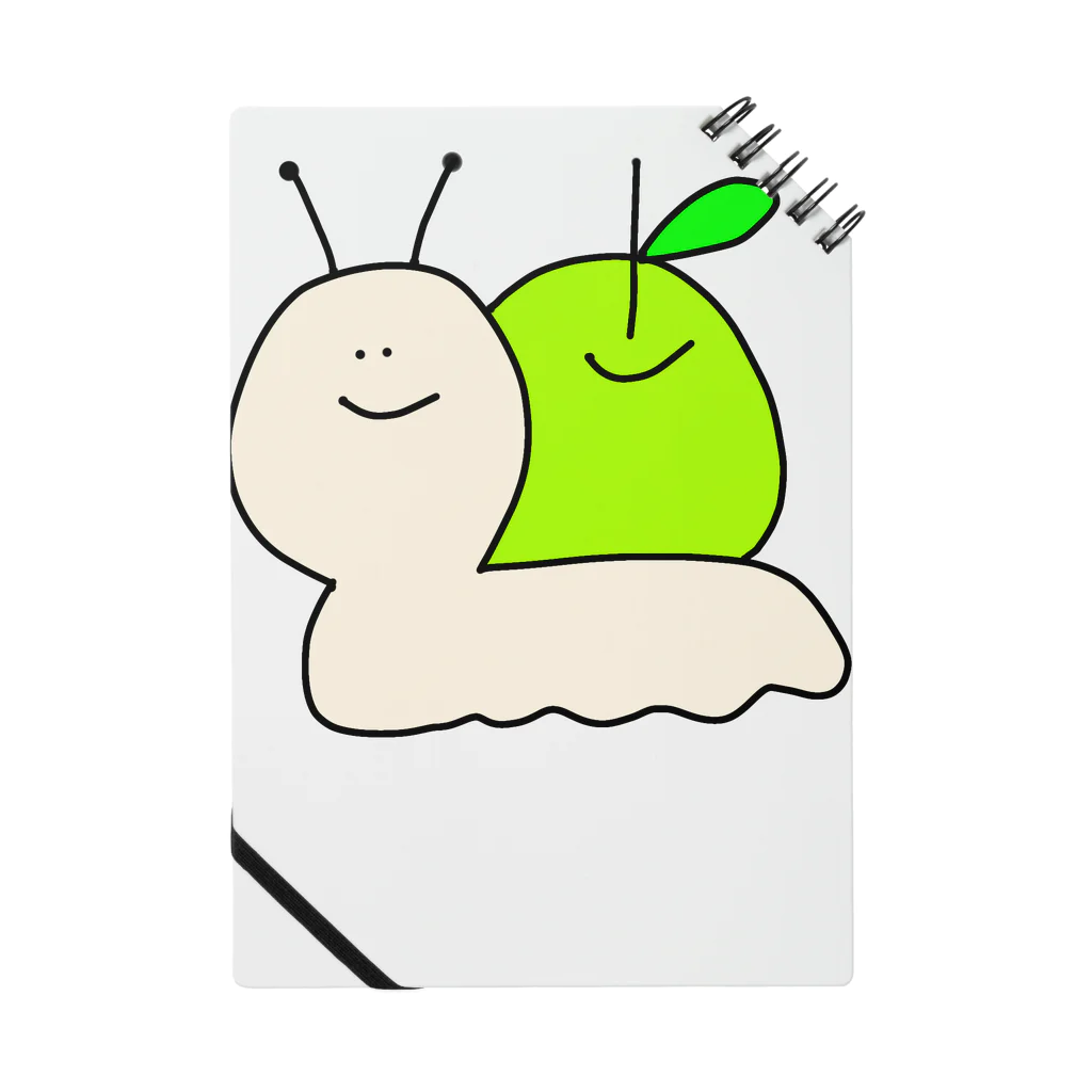 ゆるいもの倶楽部の🐌カタツムりんご🍏 ノート