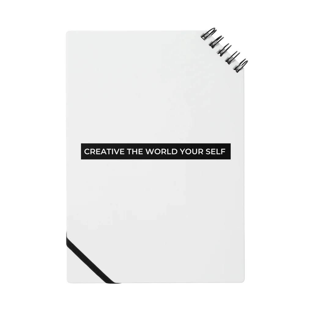 sappori BLOGのcreative the world your self:(黒) Notebook