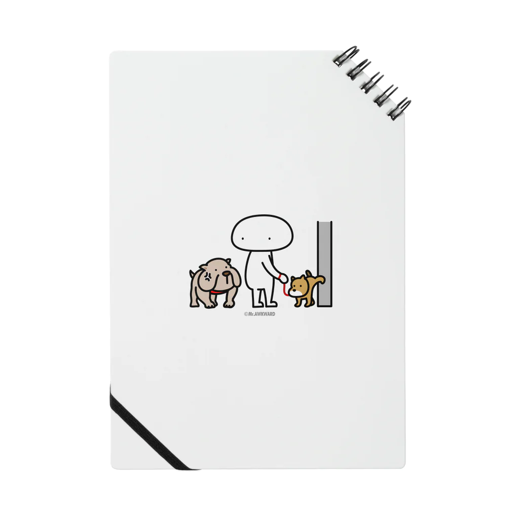 はりうーのMr.AWKWARD with Dog Notebook