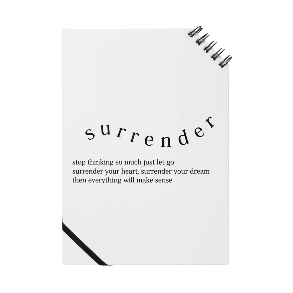 āsana ｱｰｻﾅのsurrender（サレンダー） Notebook