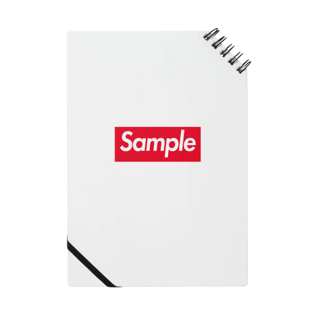 orumsのSample -Red Box Logo- ノート