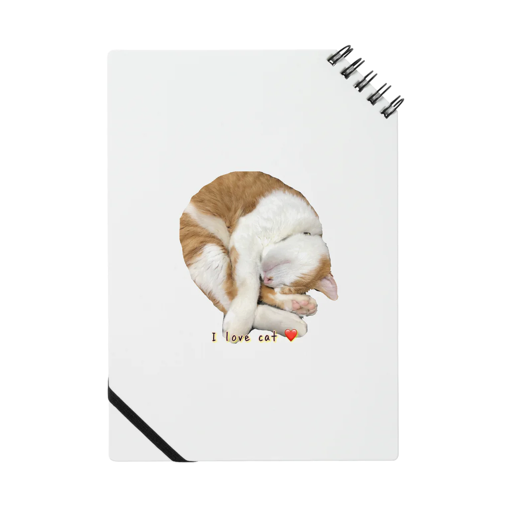 Smile Cute ..mikiのI love cat Notebook