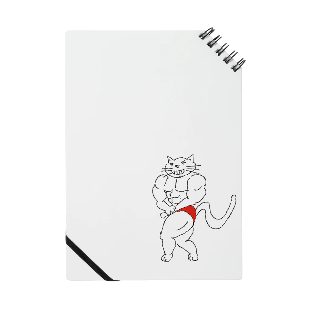 地域猫　那珂川 ねこ ネットワークの猫ニャッチョ💪(KAZU) Notebook