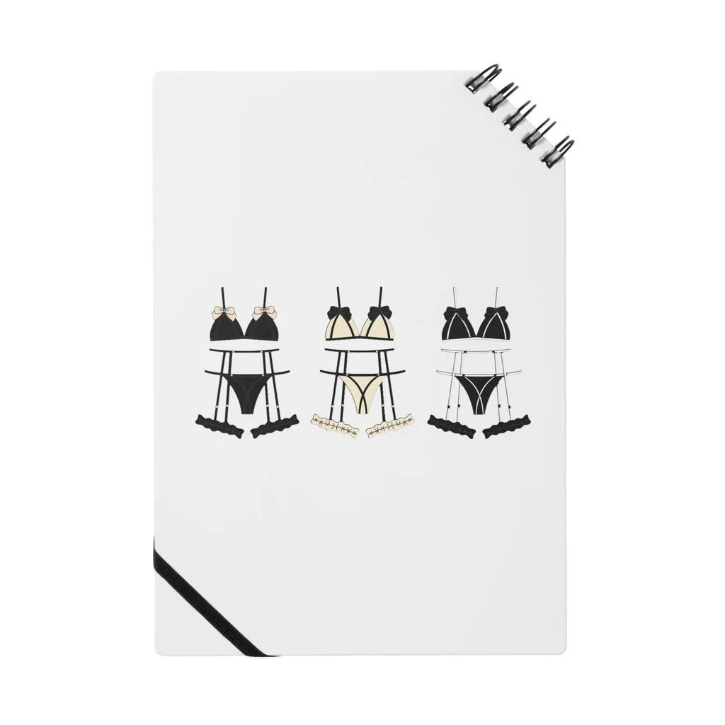 ♡petit reine♡の♡ribbon lingerie♡ Notebook