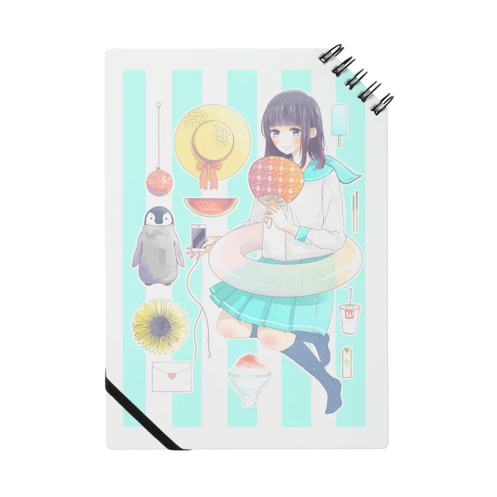 ꜀(.௰. ꜆)꜄もふもふ屋のSUMMER Notebook