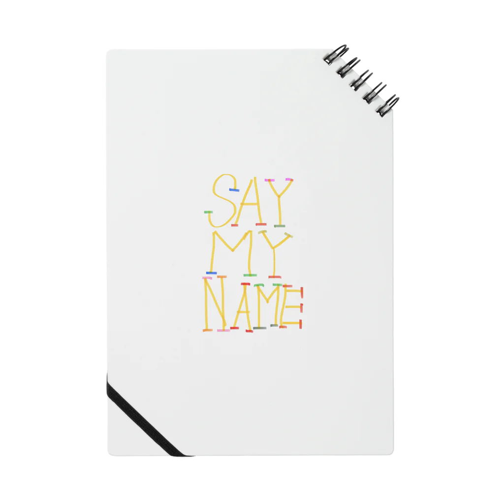 jackpotのjackpot グッズ　say my name design by kureha Notebook