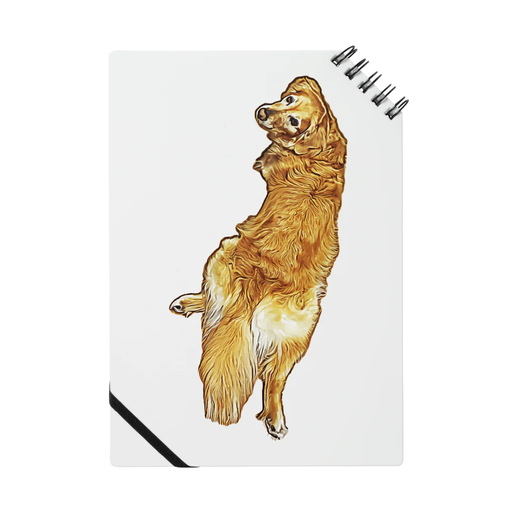 flatcoatedretrieverのgolden retriever Notebook