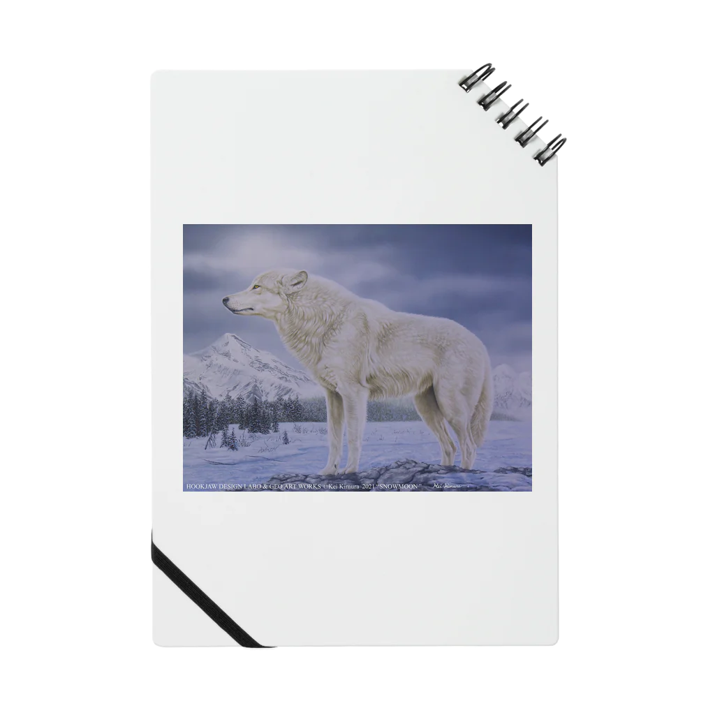 アラスカ野生動物画家きむらけいのSNOWMOON Notebook