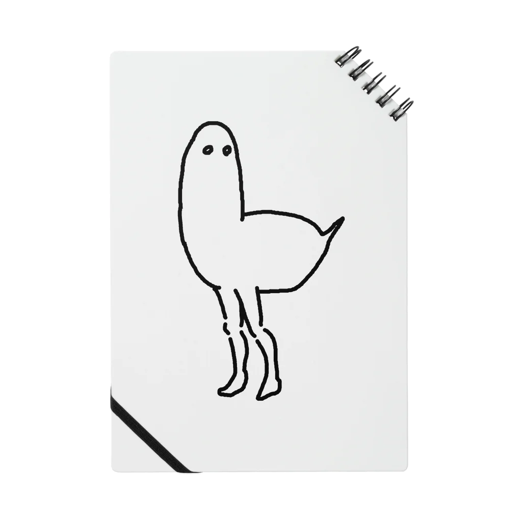 MAUMEEの人間の足がはえた鳥 Notebook