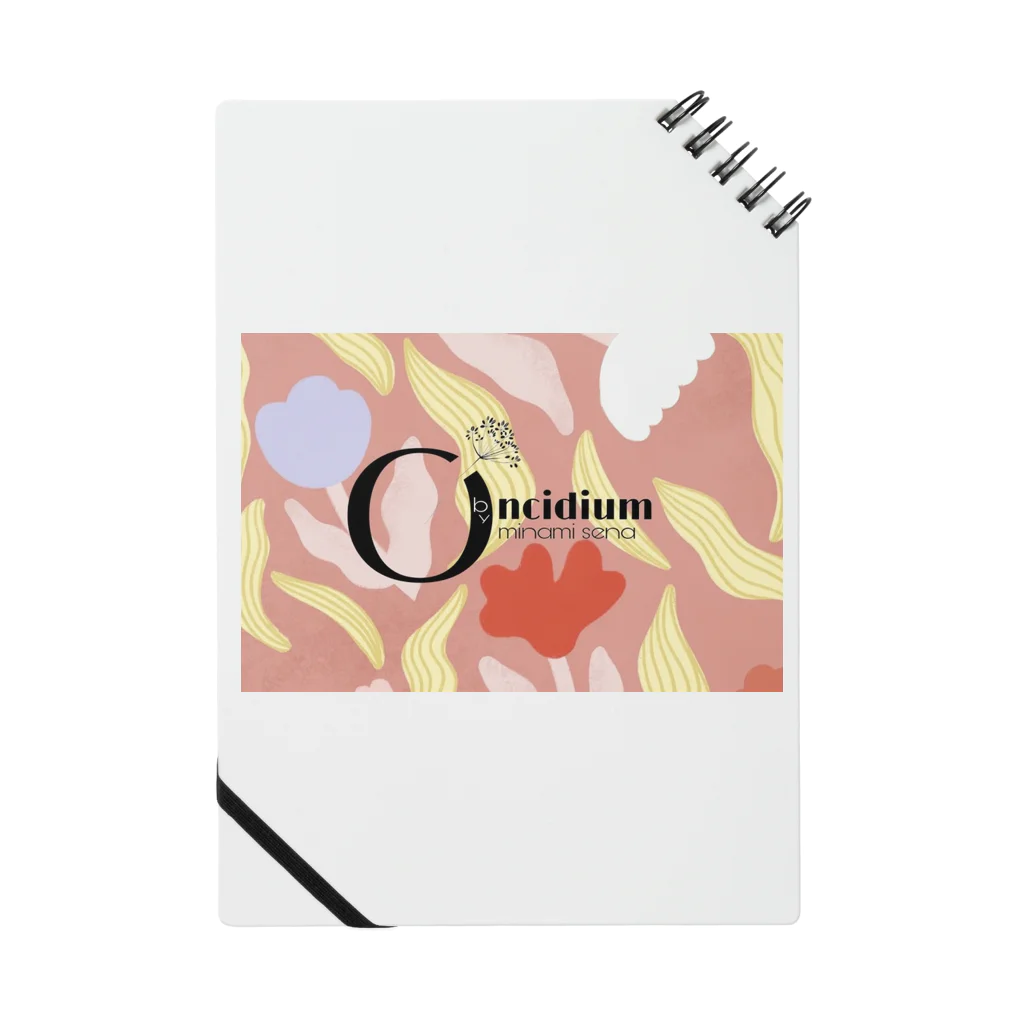 Oncidium  by minamisenaのフラワー✖️ロゴ ノート