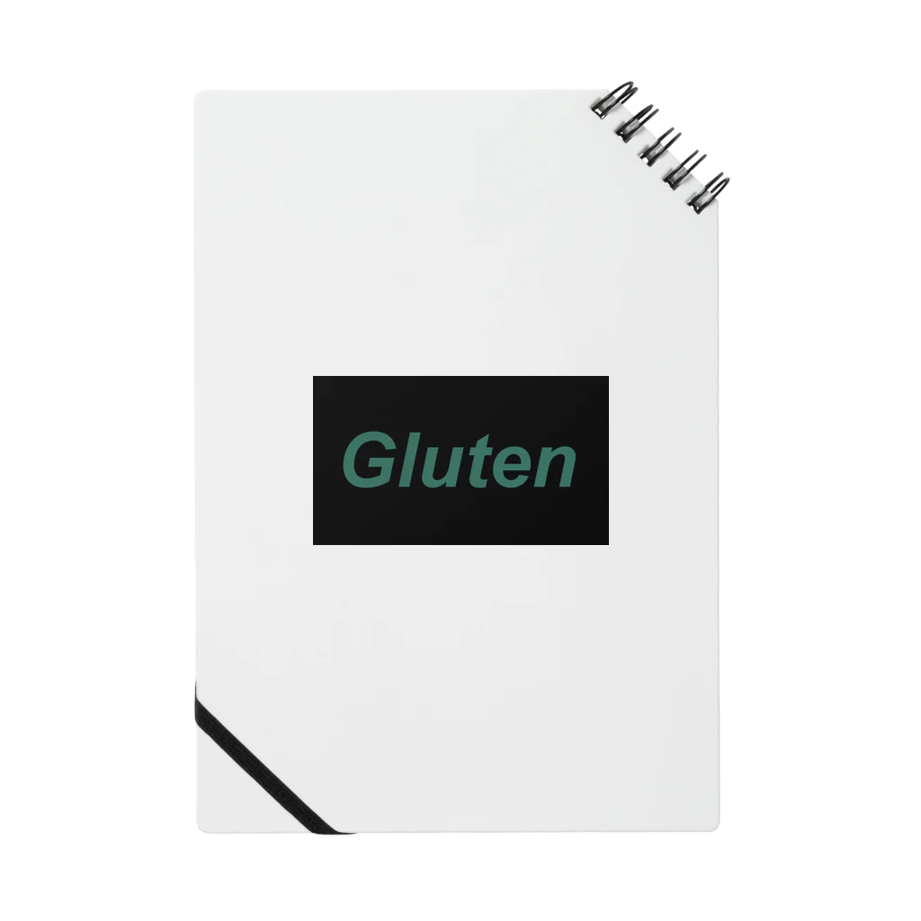 Glutenのグルテン（黒） ノート