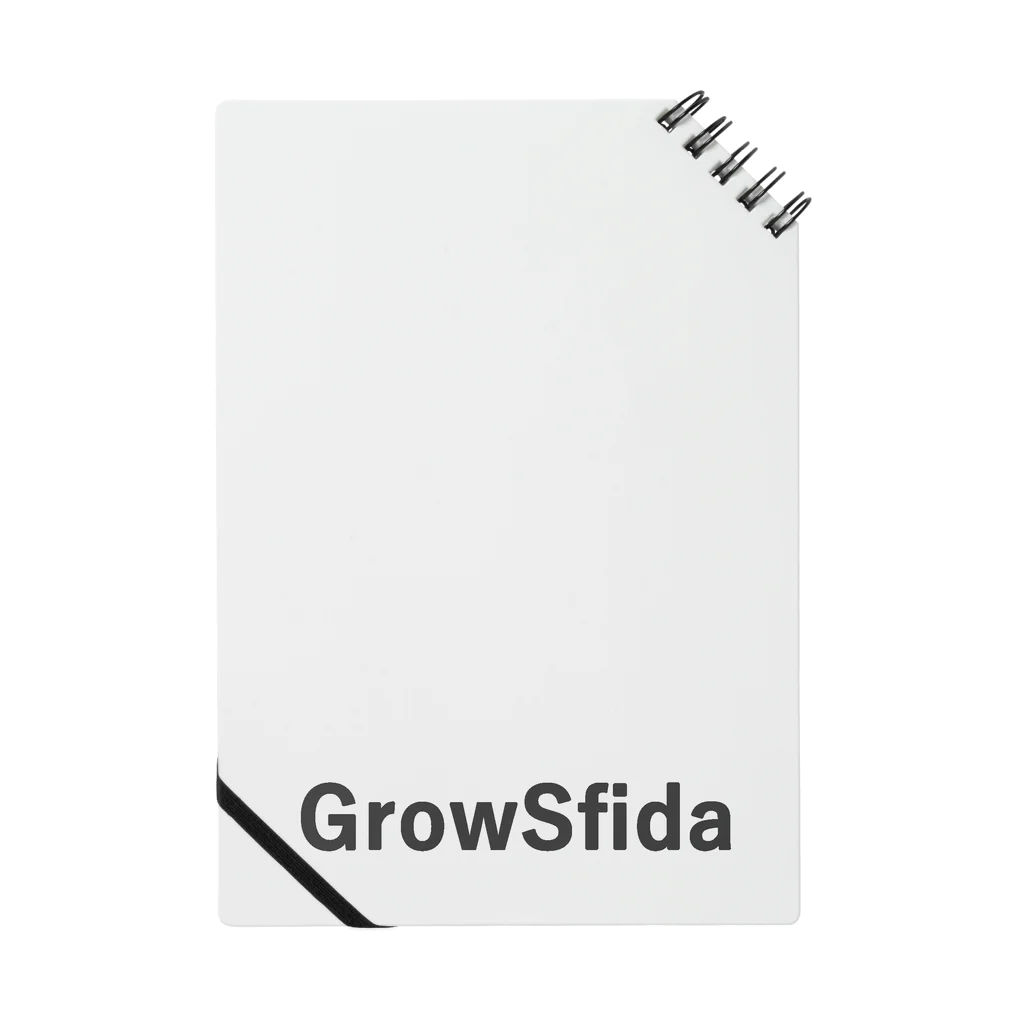 グロースフィーダストアのGrowSfidaロゴ ノート