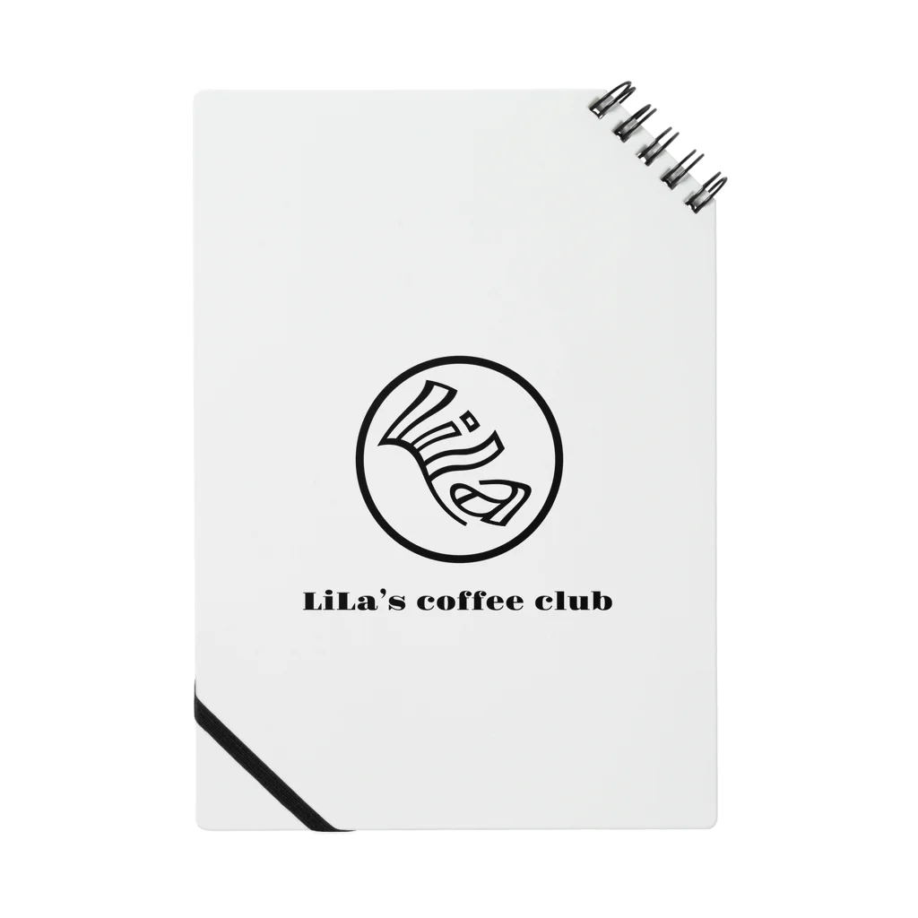 LiLa’s coffee clubのLiLa’s coffee club “melting logo” Notebook