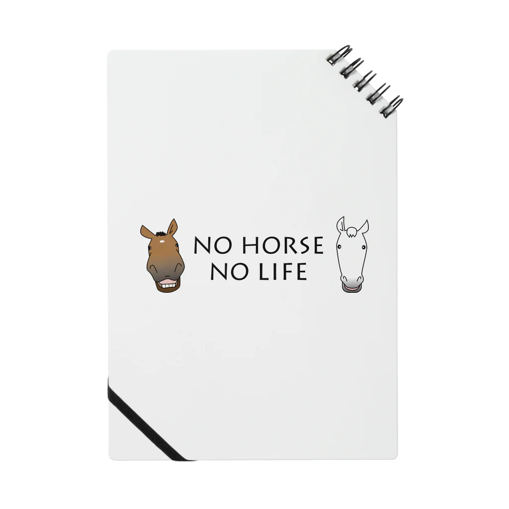 SHOP HAPPY HORSES（馬グッズ）のスピプーロゴ Notebook