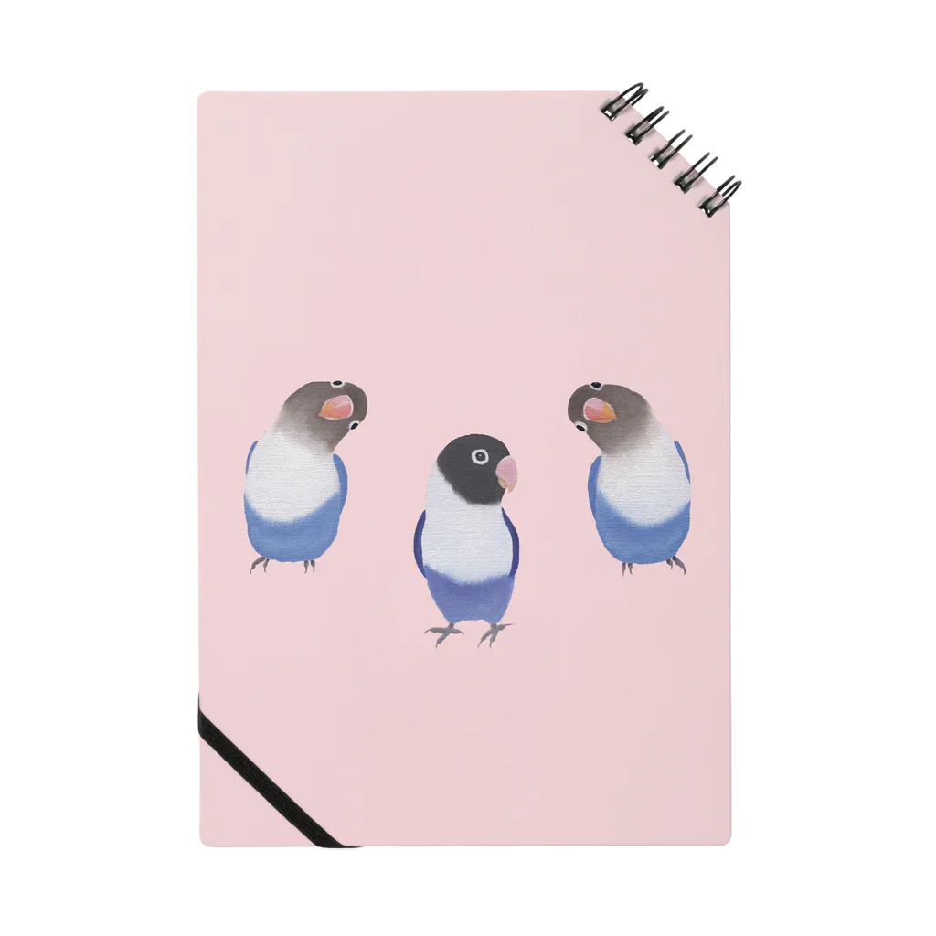 happybirdのとり二ティ　pink Notebook