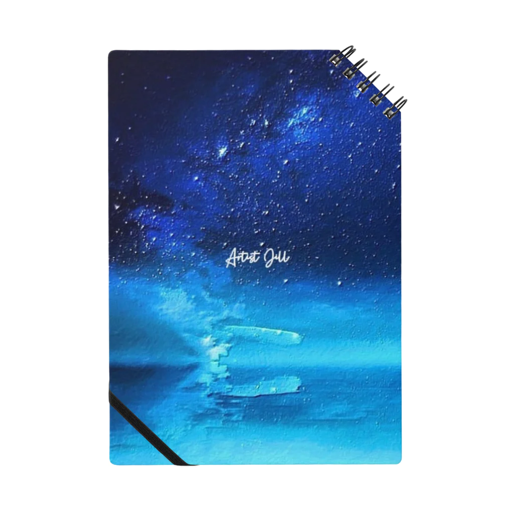 【ホラー専門店】ジルショップの幻想的な星空(縦Ver.) Notebook