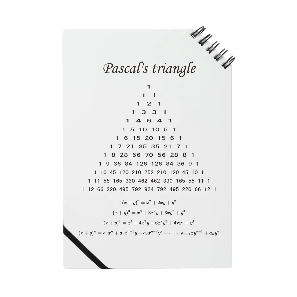 Mathematicsのパスカルの三角形 ノート