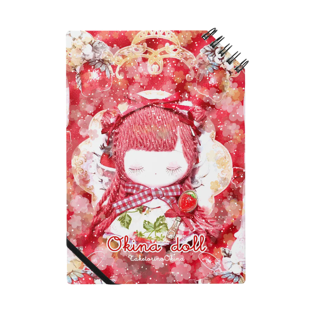 Okina dollのOkina doll StrawberryDoll Notebook