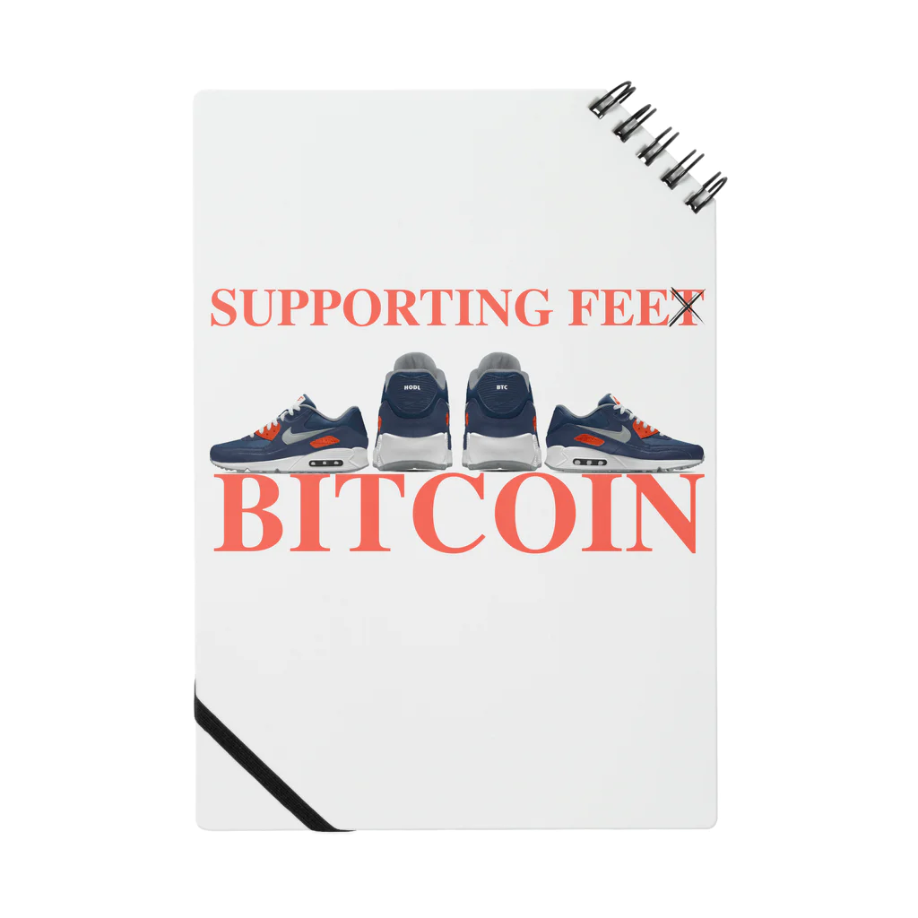 LOL CLOTHINGのSUPPORTING FEE BITCOIN ノート