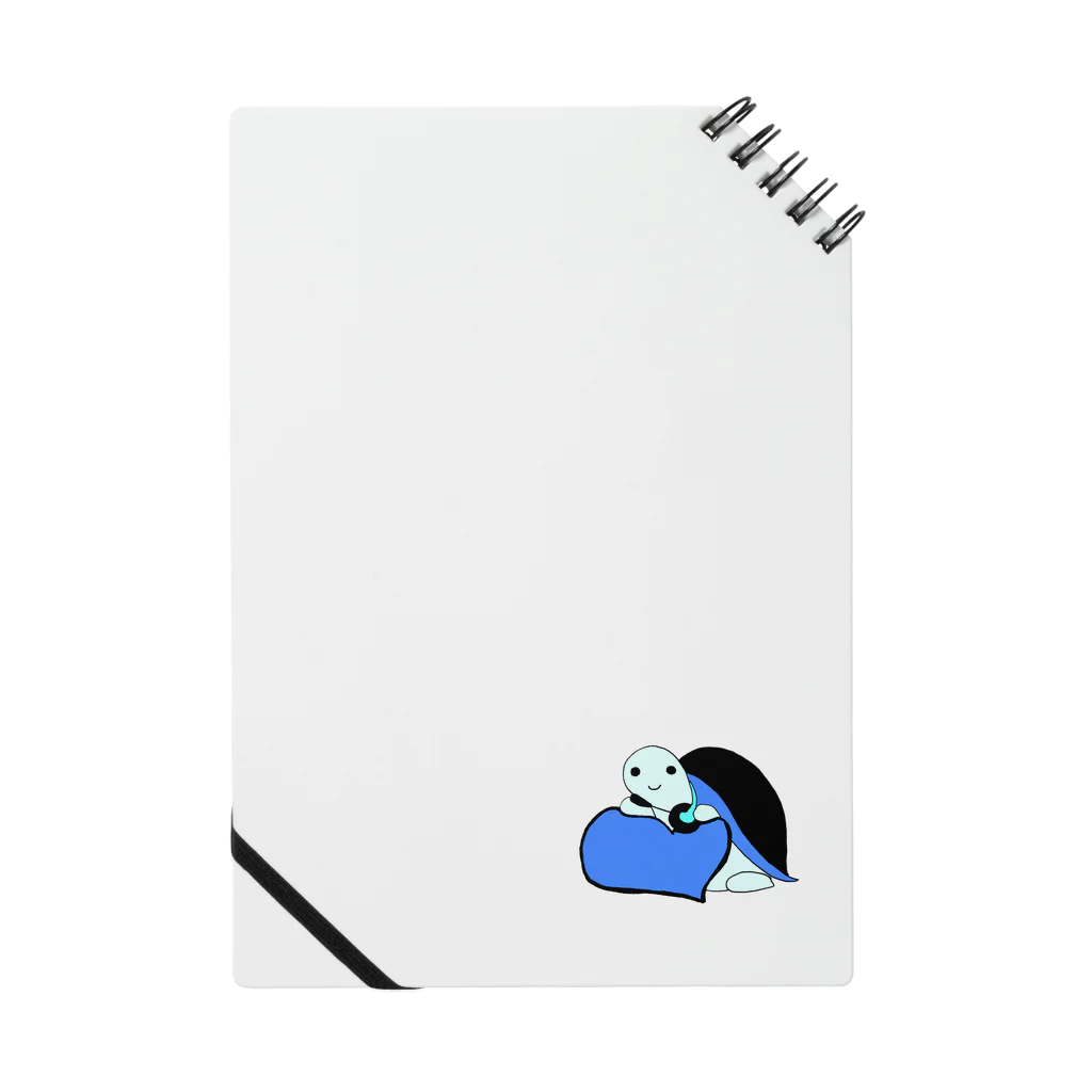 時計塔のかめくん　ブルー Notebook