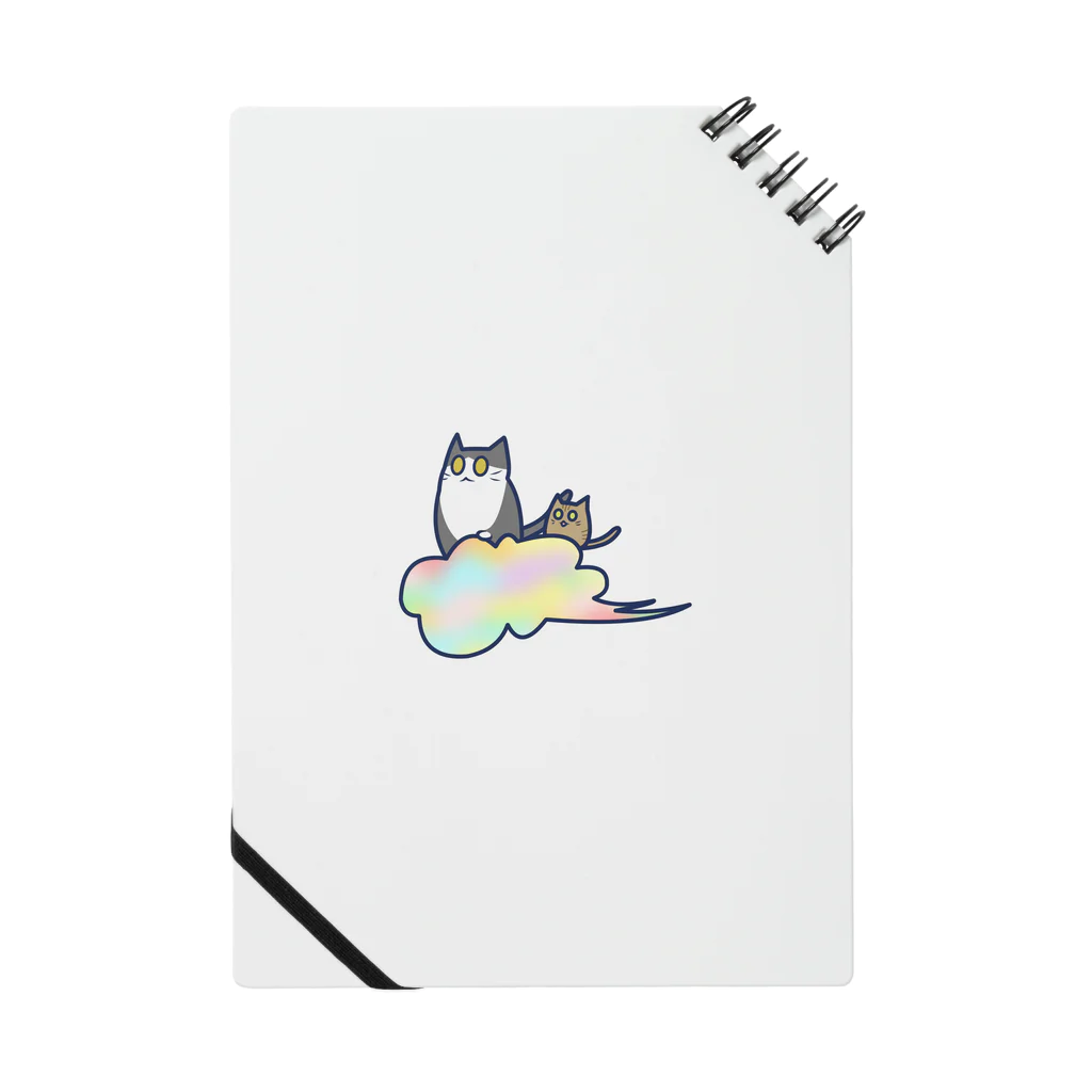 cosmicatiromの五色の雲と二匹の猫 Notebook