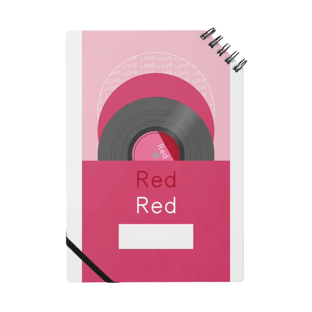 gumiの推し色★Red レコード ノート