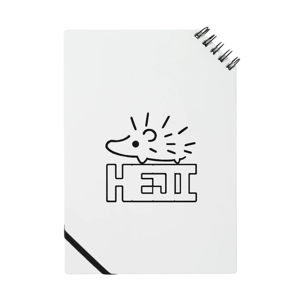 KAMI STOREのHEGEHOGEのHEJIさん(ロゴ) Notebook