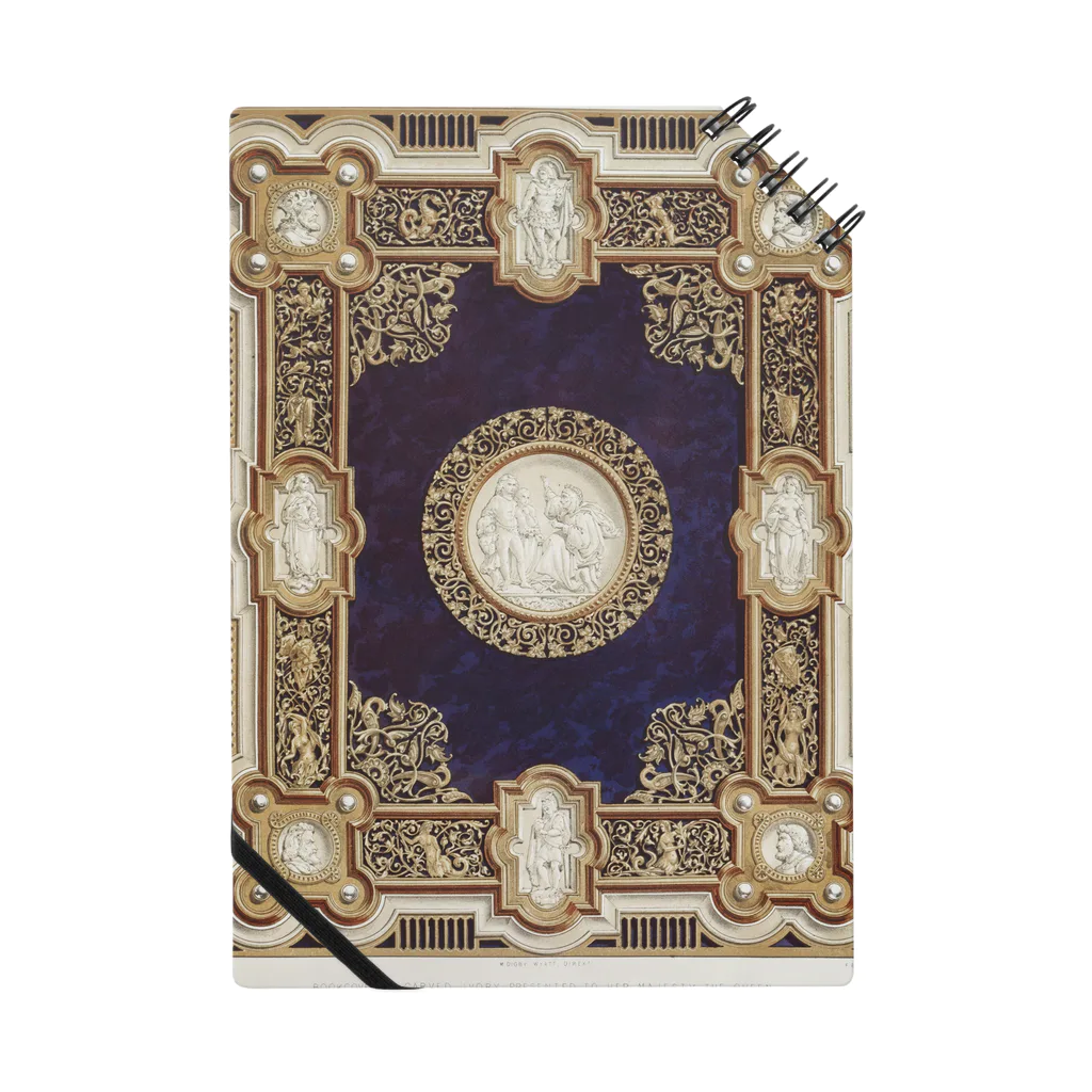 note_PublicDoのBookcover in carved ivory 1851-1853 ノート