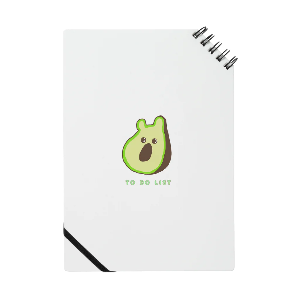 まなみこ屋のアボカドTO DO LIST Notebook