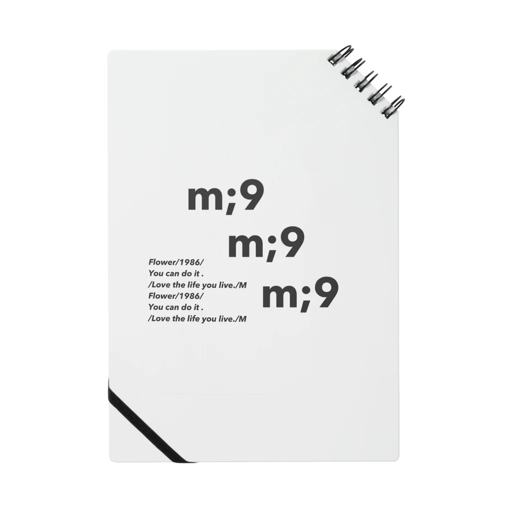 m;9のm;9ロゴ series Notebook