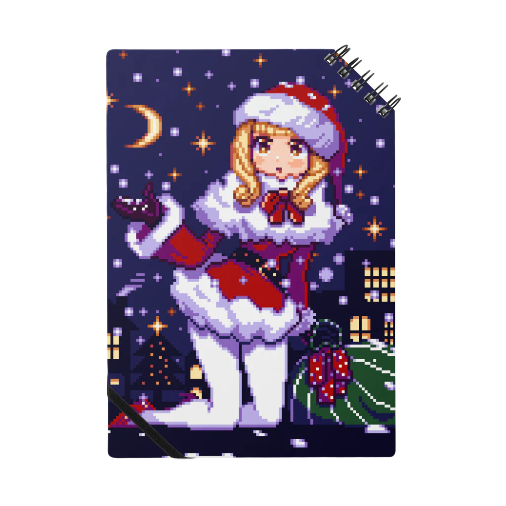 神月秋丸(KamizukiAkimaru)の【ドット絵】クリスマスガール ノート