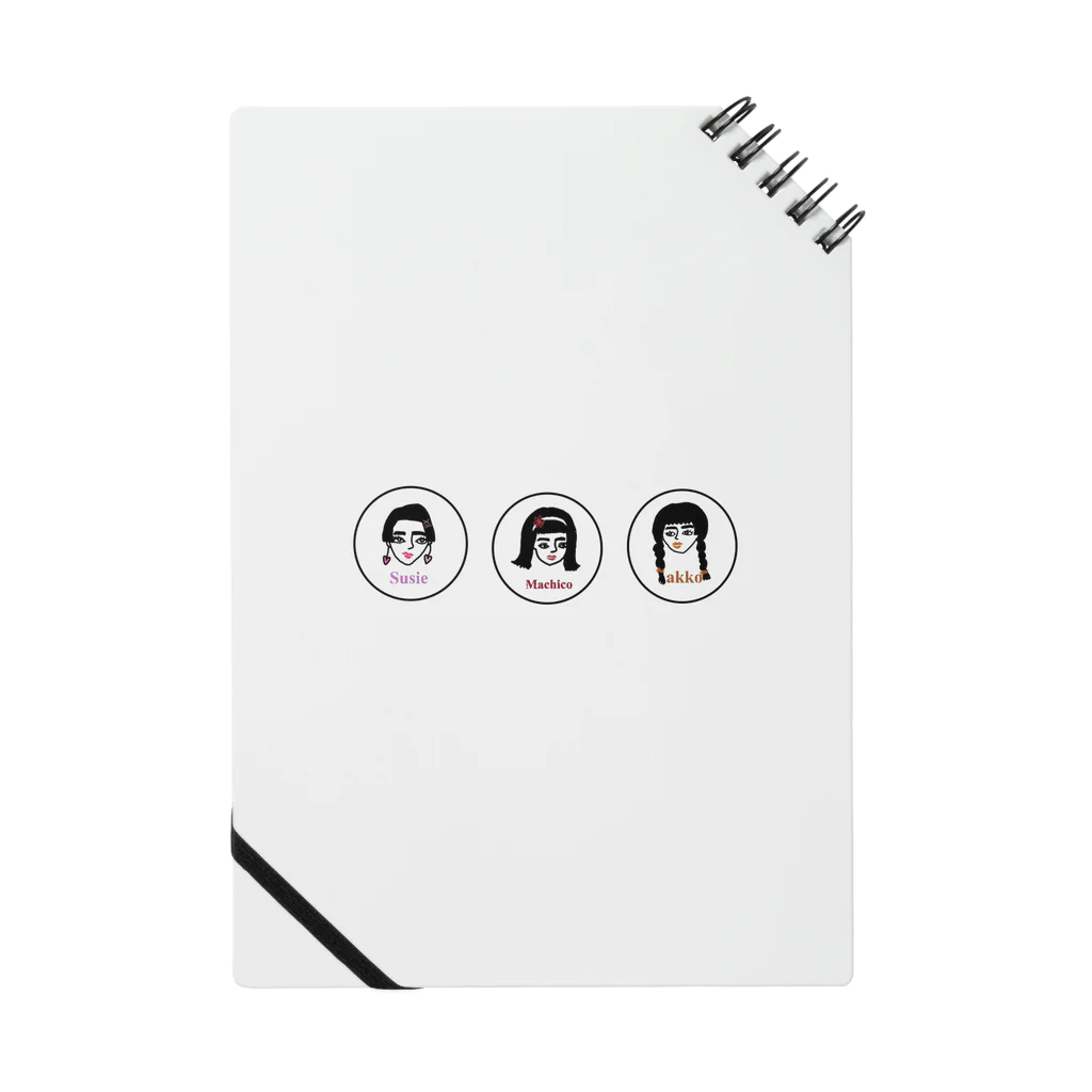 kukka / クッカの3人の女の子 Notebook