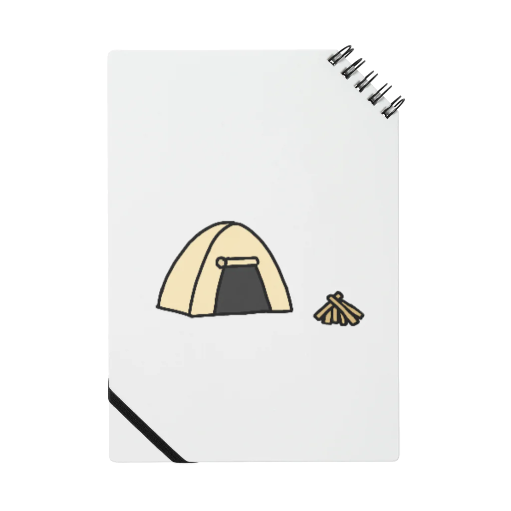 人生ヤマノボリshopのテントと薪 ノート