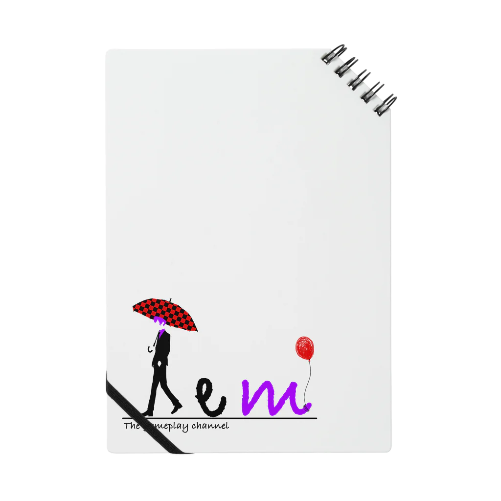 Tem(テム)🎈@ゲーム実況の白・淡色デザイン Notebook