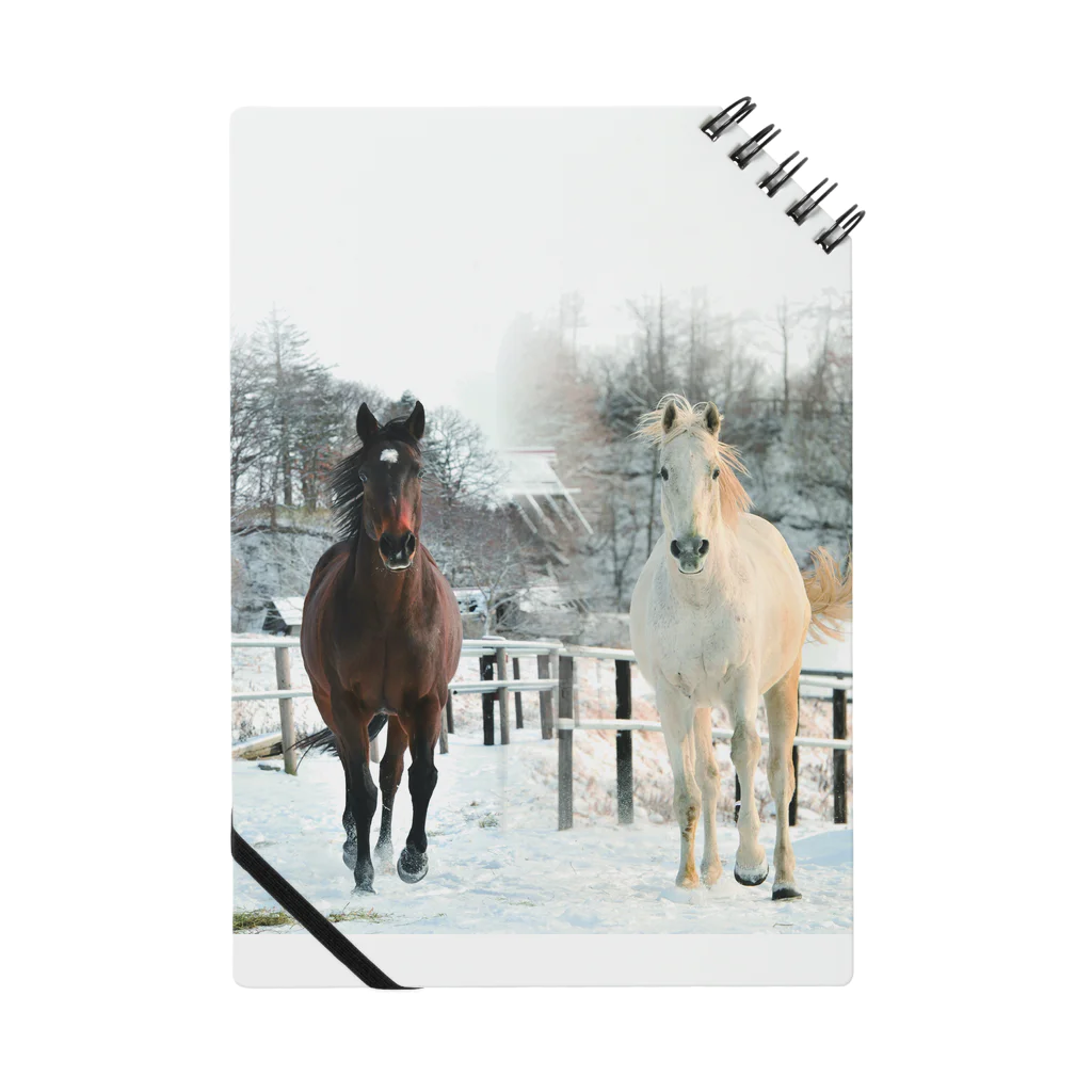 SHOP HAPPY HORSES（馬グッズ）の雪遊び Notebook